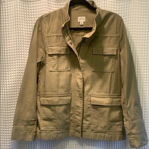 J. Crew Women’s Green Utility Spring Jacket - NWOT